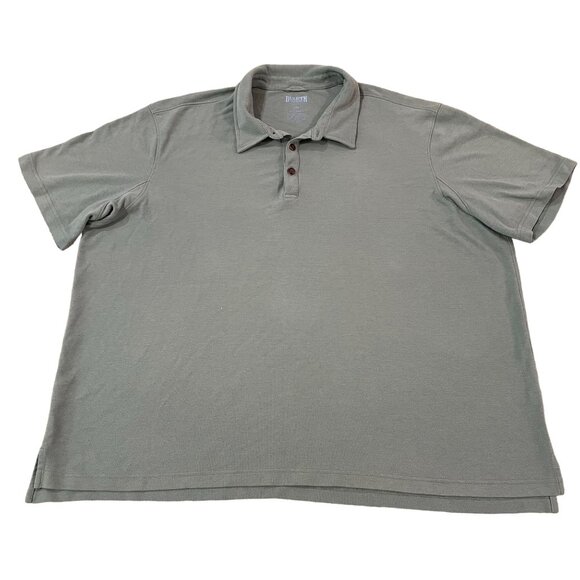 Duluth Trading Men's Relaxed Fit Polo Shirt Size 3XL Green Cotton Blend Casual - Picture 1 of 5